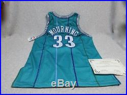 alonzo mourning signed jersey
