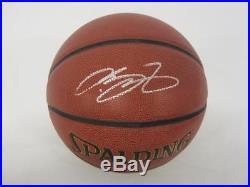 lebron autographed basketball