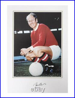 11.5x16 Print Signed By Sir Bobby Charlton 100% Authentic With COA