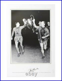 12x16 1968 Euro Cup Final Print Signed By Sir Bobby Charlton 100% With COA