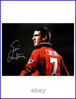 16x12 Man Utd Photo Signed By Eric Cantona 100% Authentic With COA
