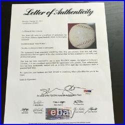 1920's Walter Johnson Single Signed Autographed Baseball With PSA DNA COA