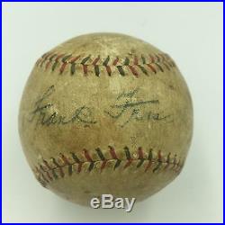 1930's Frankie Frisch Single Signed Autographed Baseball With JSA COA
