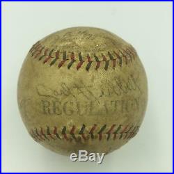 1930's Frankie Frisch Single Signed Autographed Baseball With JSA COA