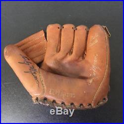 1940's Early Wynn Signed Autographed Game Model Baseball Glove With JSA COA