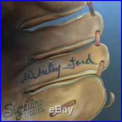 1960's Whitey Ford Signed Autographed Game Model Baseball Glove With JSA COA
