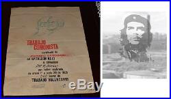 1965 Ernesto Che Guevara Signed Autographed Document with COA Cuba Revolution