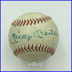 1977 Mickey Mantle & Reggie Jackson Signed Autographed Baseball With JSA COA