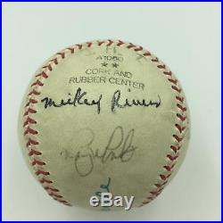 1977 Mickey Mantle & Reggie Jackson Signed Autographed Baseball With JSA COA