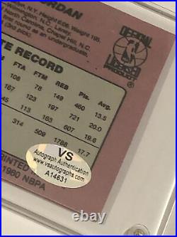 1984-85 Star Michael Jordan Rookie Card Autograph With Coa 100% Authentic RC