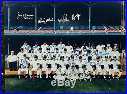 1984 Detroit Tigers Team 16x20 photo Autographed by 24 with Whitaker Morris COA