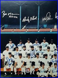 1984 Detroit Tigers Team 16x20 photo Autographed by 24 with Whitaker Morris COA