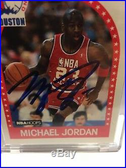 1989 Nba Hoops Michael Jordan Hand Signed Autograph With COA