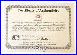 1992 Gartlan Signed Ralph Kiner Figurine #395/1,975 COA with Box Auto