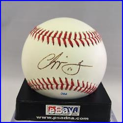 1995 Chipper Jones Signed Autographed Minor League Baseball With PSA DNA COA