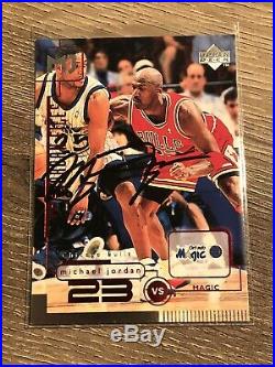 1998 Upper Deck Michael Jordan Autograph Card With COA
