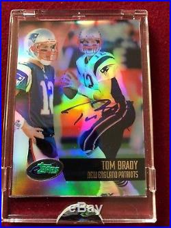 2002 eTOPPS TOM BRADY AUTOGRAPH AUTO PATRIOTS #1 ONLY 155 SIGNED WITH TOPPS COA
