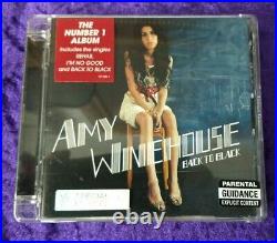 2006 Amy Winehouse hand signed'Back To Black' CD with COA