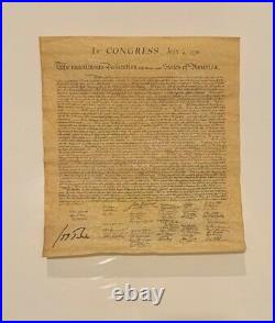 46th President Joe Biden Signed Autographed Declaration Of Independence With Coa