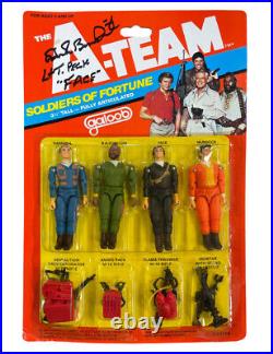 A-Team Action Figure Pack Signed by Dirk Benedict 100% Authentic With COA