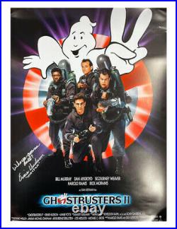 A2 Ghostbusters 2 Quoted Poster Signed by Ernie Hudson 100% Authentic With COA