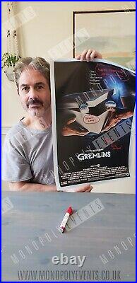 A2 Gremlins Poster Signed by Zach Galligan 100% Authentic + With COA