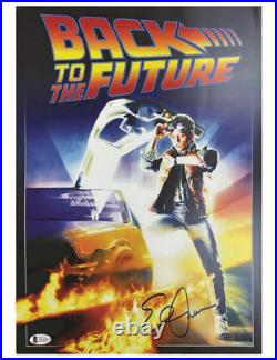 A3 Back to the Future Poster Signed by Elisabeth Shue 100% Authentic With COA