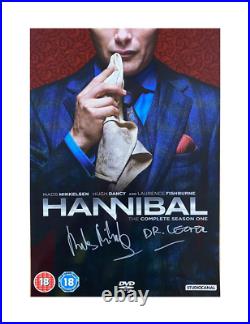 A3 Hannibal Poster Signed by Mads Mikkelsen 100% Authentic with COA