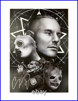 A3 Slipknot Print Signed by Corey Taylor With Monopoly Events COA