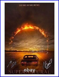 A3 Supernatural Poster Signed by Collins, Ackles & Sheppard 100% with COA
