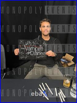 A3 Vampire Diaries Poster Signed by Eleven Cast Members 100% Authentic with COA