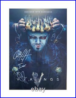 A3 Vikings Poster Signed by Alex Hogh Anderson and Gustaf Skarsgard with COA