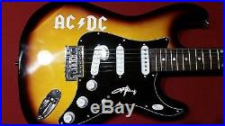 AC/DC ANGUS YOUNG Signed Autographed GUITAR with JSA COA