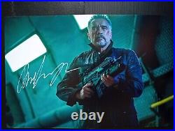 ARNOLD SCHARZENEGGER GENUINE signed 12 X 8 Photo with COA FABULOUS ITEM