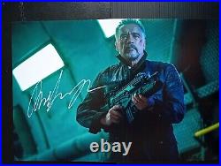 ARNOLD SCHARZENEGGER GENUINE signed 12 X 8 Photo with COA FABULOUS ITEM