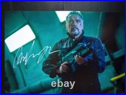 ARNOLD SCHARZENEGGER GENUINE signed 12 X 8 Photo with COA FABULOUS ITEM