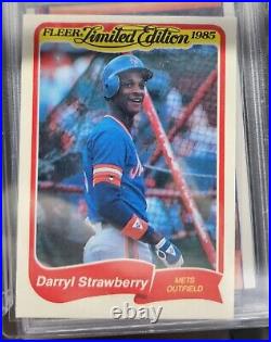 AUTOGRAPHED Darryl Strawberry Baseball With Glove Case/COA Includes 2 Cards