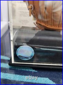 AUTOGRAPHED Darryl Strawberry Baseball With Glove Case/COA Includes 2 Cards