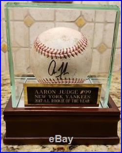 Aaron Judge Yankees Autographed Batting Practice MLB Baseball with COA
