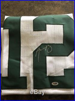 Aaron Rodgers Signed Jersey Green Bay Packers Autograph With Psa Coa