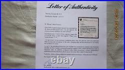 Al Davis Oakland Raiders Typed Letter Signed Twice With A Personal Note PSA COA
