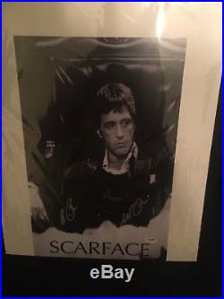 Al Pacino Scarface autographed 11 X 17 photo. JSA certified with COA