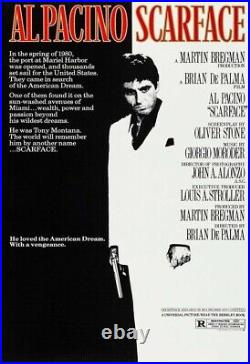 Al Pacino Scarface with COA Signed Framed Print New