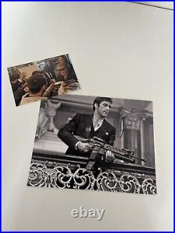 Al Pacino Signed 10X8 PHOTO With COA, Scarface, The Godfather, PROOF