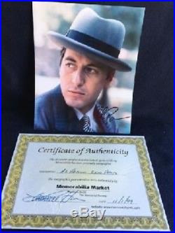 Al Pacino The Godfather Signed Autographed 11 x 14 with COA
