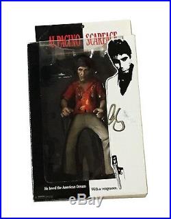 Al Pacino Tony Montana Scarface Hand Signed Autographed Toy Doll Figure With Coa
