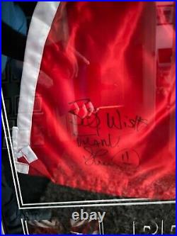 Alan Minter Framed Signed Boxing Shorts With a COA