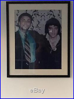 Ali and Elvis picture autographed by Ali with COA