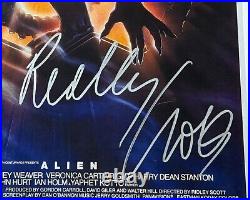 Alien Signed Movie Poster 11x17 with COA Authentic Memorabilia