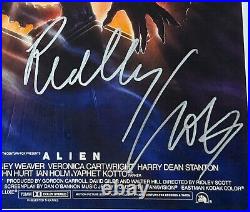 Alien Signed Movie Poster 11x17 with COA Authentic Memorabilia